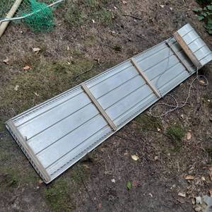 lot 198 image: Classic Vintage Sears Aluminum Toboggan 