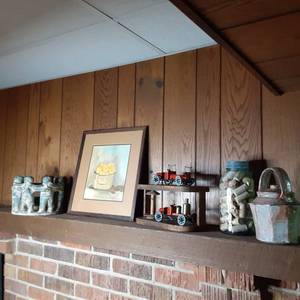 lot 229 image: Impressive Framed and Double Matted Water Color of Fruit Basket and Other Home Decor 