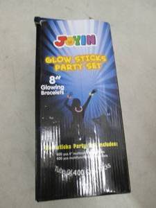 lot 4 image: joyin glow party set 8 inch glowing...