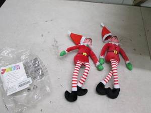 lot 29 image: 2 plush elfs ...