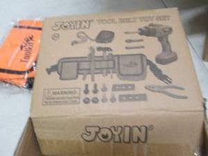 lot 67 image: joyin tool belt toy set open box ...