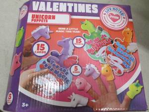 lot 98 image: valentines unicorn puppets ...