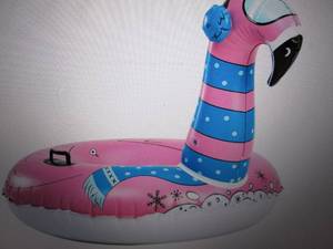 lot 115 image: JOYIN 47 Inflatable Flamingo Snow...