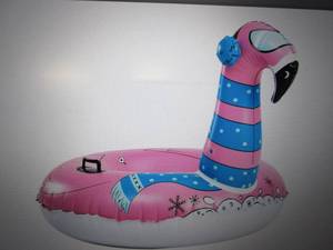 lot 116 image: JOYIN 47 Inflatable Flamingo Snow...