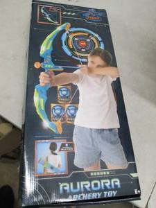lot 130 image: aurora archery toy open box ...