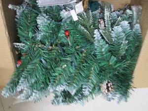 lot 179 image: joiedomi 9ft snow flocked christmas...