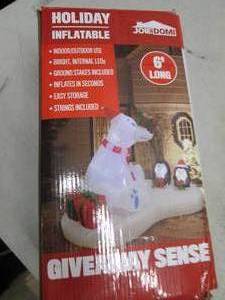 lot 181 image: holiday inflatable 6 foot long give...