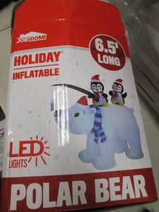 lot 182 image: holiday inflatable 6.5ft long led l...