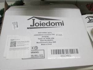 lot 206 image: joiedomi diy christmas tree 41 inch...