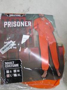 lot 207 image: spooky creations prisoner adult cos...