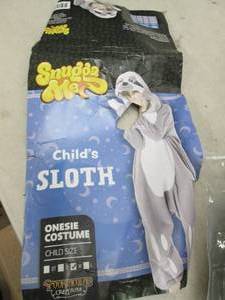 lot 209 image: snugga me childs sloth onsie costum...