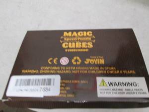 lot 220 image: magic speed puzzle cubes open box ...