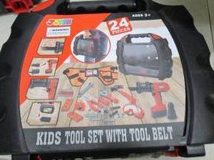 lot 225 image: joyin 24 piece kids tool set with t...