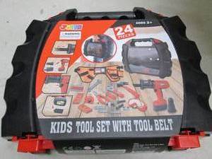 lot 226 image: joyin 24 piece kids tool set with t...