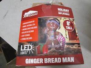 lot 229 image: joiedomi 8 foot tall cinger bread m...