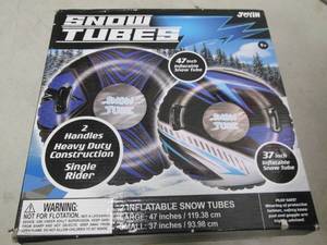 lot 257 image: joyin snow tubes 37 inch 2 tubes op...