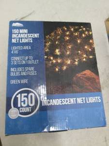 lot 267 image: 150 mini incandescent net lights po...