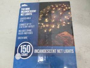 lot 268 image: 150 mini incandescent net lights po...