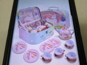 lot 293 image: joyin 15pc tin teapot toy set open ...