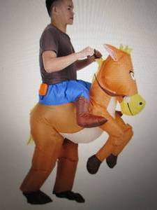 lot 308 image: spooktacular creations inflatable c...