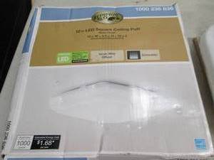 lot 359 image: hampton bay 12 inch led square ceil...