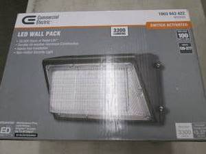 lot 368 image: commercial electric led wall pack s...