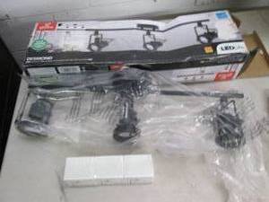 lot 397 image: desmond led 3 light track bar open ...