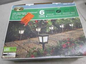 lot 401 image: hampton bay led pathway lights kit ...