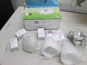 lot 415 image: elite ceiling fan led light kit ope...