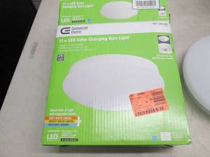 lot 418 image: commercial electric 11 inch led col...