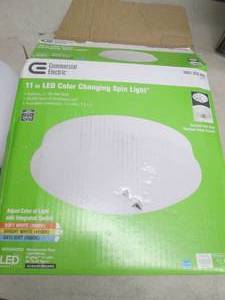 lot 419 image: commercial electric 11 inch led col...