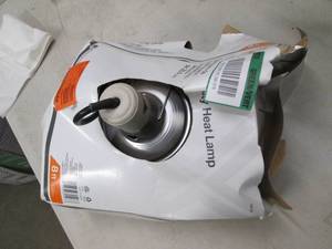 lot 421 image: hdx 10.5 inch heavy duty heat lamp ...