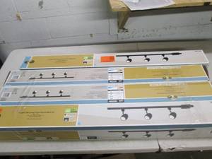 lot 451 image: 4 hampton bay 3-light led linear tr...
