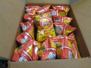 lot 480 image: case of lays chilie mango flavored ...