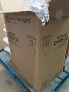 lot 503 image: case of 1000 22 oz cups...