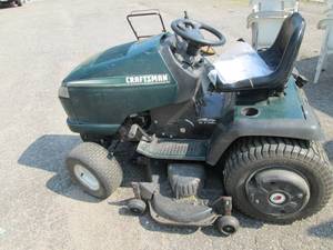 lot 1 image: Craftsman riding lawn mower kohler ...