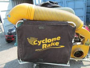 lot 3 image: Cyclone rake jet path vacuum system...