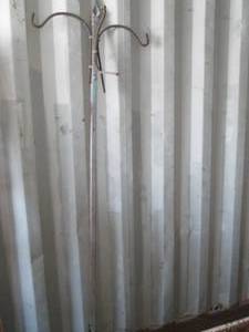 lot 22 image: 1 sheppards hook hanger 7 foot tall...