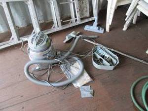 lot 46 image: Antique Nilfisk vacuum set...