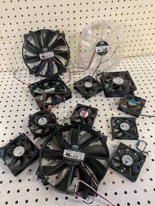 lot 64 image: Lot of One Dozen 12 Volt Fans