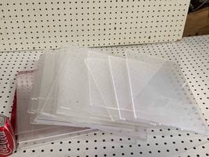 lot 70 image: 17 Piece of Miscellaneous Sized Plexiglass