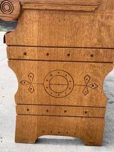 lot 79 image: Church Pew Approximately 98 Long 36 Tall