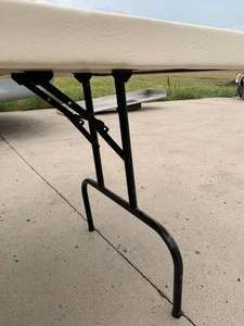 lot 78 image: Folding Leg Banquet Table 3 x 8