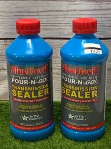 lot 81 image: 2 Bottles of Blue Devil Transmission Sealer