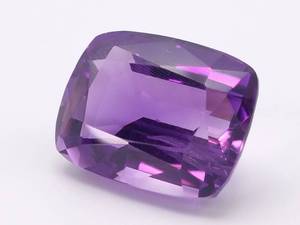 lot 45B image: Beautiful 15.33 Carat Natural Deep Purple Brazilian Amethyst Gemstone
