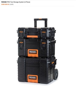 lot 1 image: RIDGID PRO Tool Storage System. See Pictures