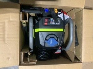 lot 3 image: RYOBI 1900 PSI 1.2 GPM Cold Water Electric Pressure Washer. See Pictures