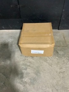 lot 12 image: Lumisource Grotto 24 in. Cherry and White Faux Leather Counter Stool (Set of 2). See Pictures
