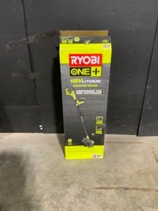 lot 51 image: RYOBI ONE 18V 9 in. Cordless Battery Edger with 2.0 Ah Battery and Charger. See Pictures