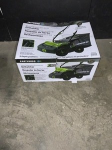 lot 1 image: Earthwise 16 in. 13 Amp Corded Electric Dethatcher. See Pictures